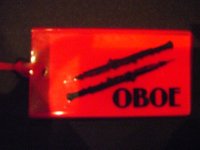 Oboe Luggage Tag